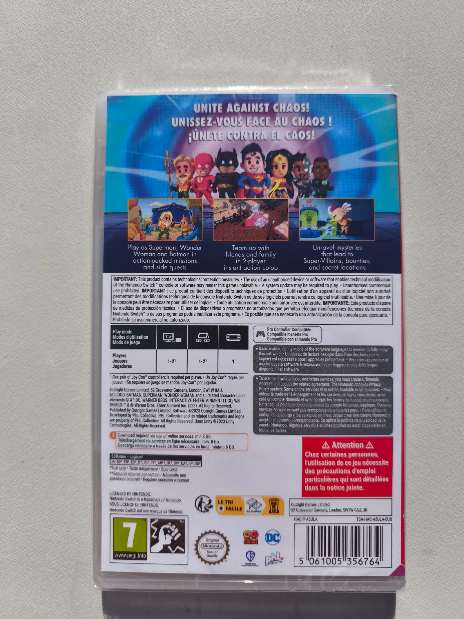 Jogo Nintendo Switch Liga da Justiça Novo sob blister – photo 2